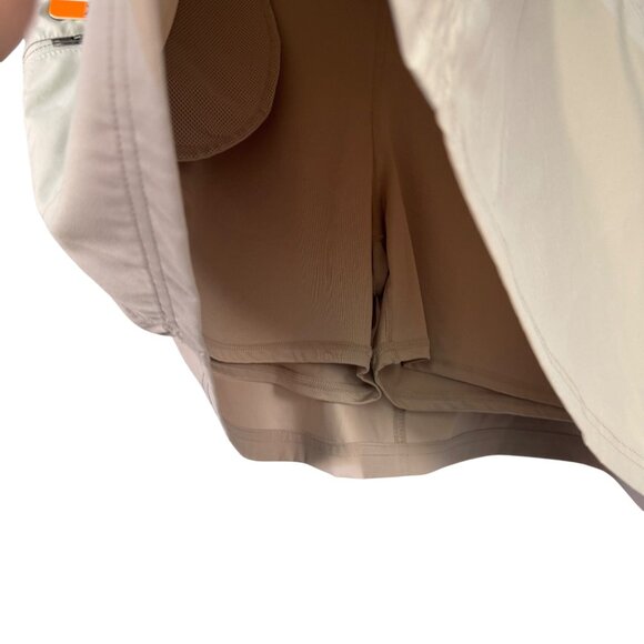 32 Degrees Cool Beige Marble XXL Skort Built-In Shorts Lightweight Stretch - Picture 3 of 6